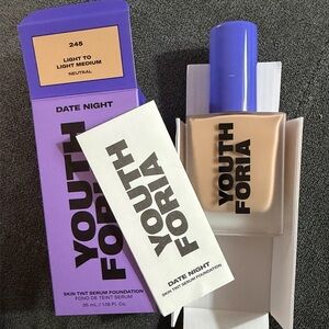 Youth Foria Date Night Skin Tint Foundation 245-Light to Light Medium